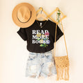 Bookish Tee Shirt with Flowers Read More Books Cute Whimsigoth TShirt for Romance Reader or Literature Professor Bookworm Gift for Her Graphic Tee – Easygoing Wear · Must-Have Style