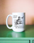 Fantasy Reader Coffee Mug for Book Lover 15 oz Coffee Mug Silly Bookish Coffee Mug for Fantasy Writer or Book Author Cute Bookworm Gift Graphic Tee – Warm & Stylish · Must-Have Style