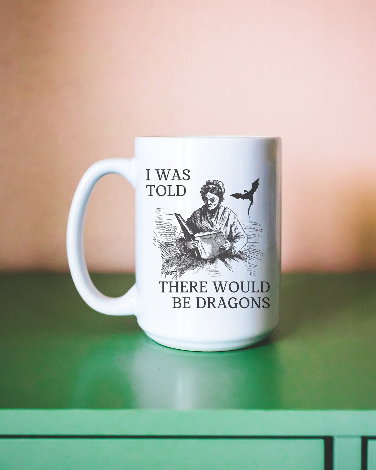 Fantasy Reader Coffee Mug for Book Lover 15 oz Coffee Mug Silly Bookish Coffee Mug for Fantasy Writer or Book Author Cute Bookworm Gift Graphic Tee – Warm & Stylish · Must-Have Style