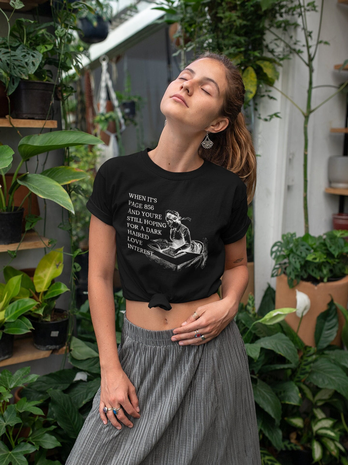 Romance Reader Tee Shirt for Bookworm Silly Bookish TShirt Cute Reading Tee Shirt for Romance Writer of Book Author Funny Bookworm Gift Graphic Tee – Warm & Stylish · Top Pick For Any Outfit
