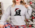 Xmas Sweatshirt Flat Coated Retriever Dog Christmas Sweater Xmas Jumper Day Santa Hat For Men Women Kids Sweatshirt – Easygoing Wear · Top Pick For Any Outfit