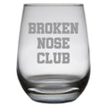 Broken Nose Gift Stemless Wine Glass Fractured Nose Gift Get Well Gift for Fractured Nose Broken Nose Club Graphic Tee – Fan Favorite · Must-Have Style