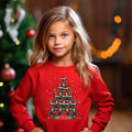 Kids Christmas Jumper Great Dane Dog Kids Xmas Gift Childrens Xmas Sweater Kids Christmas Sweatshirt Childs Xmas Tree 2 Sweatshirt – Cozy Vibes · Great Gift For Fans