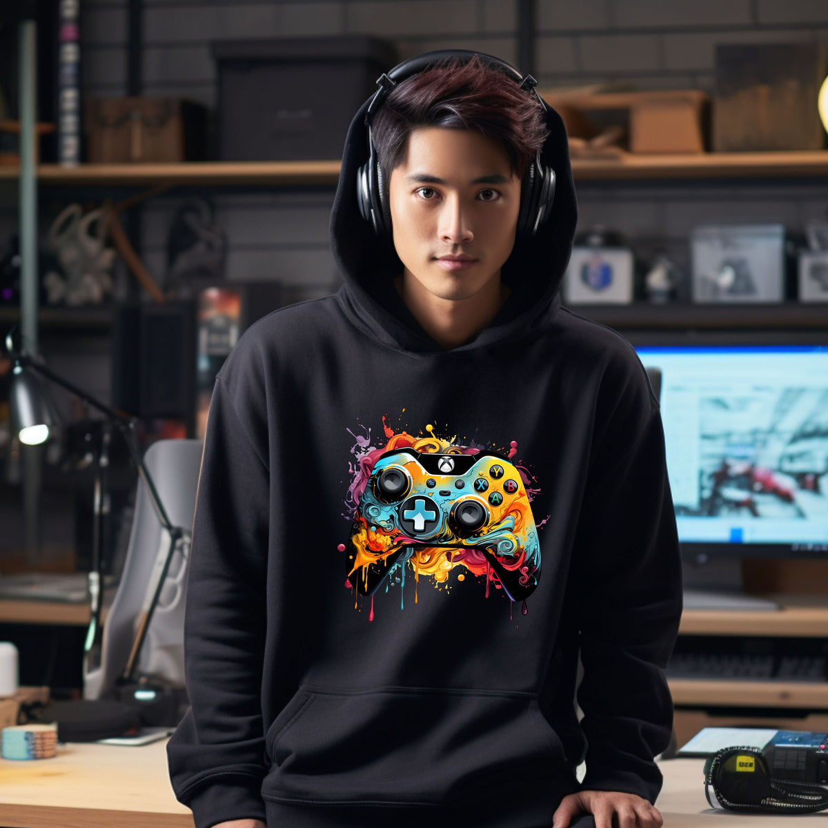 Gaming Hoodie For Gamers Gaming Controller 9 Design Gaming Hoody For Dad Daughter Son Brother Xmas Gifts For Gamers Hoodie – Easygoing Wear · Must-Have Style