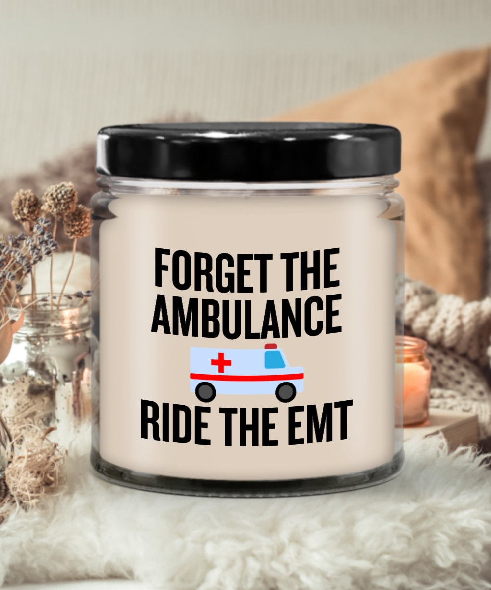 Funny EMS Candle Medical Technician Gift EMT Gift Paramedic Ambulance Ride The EMT Graphic Tee – Feel-Good Design · Great Gift For Fans