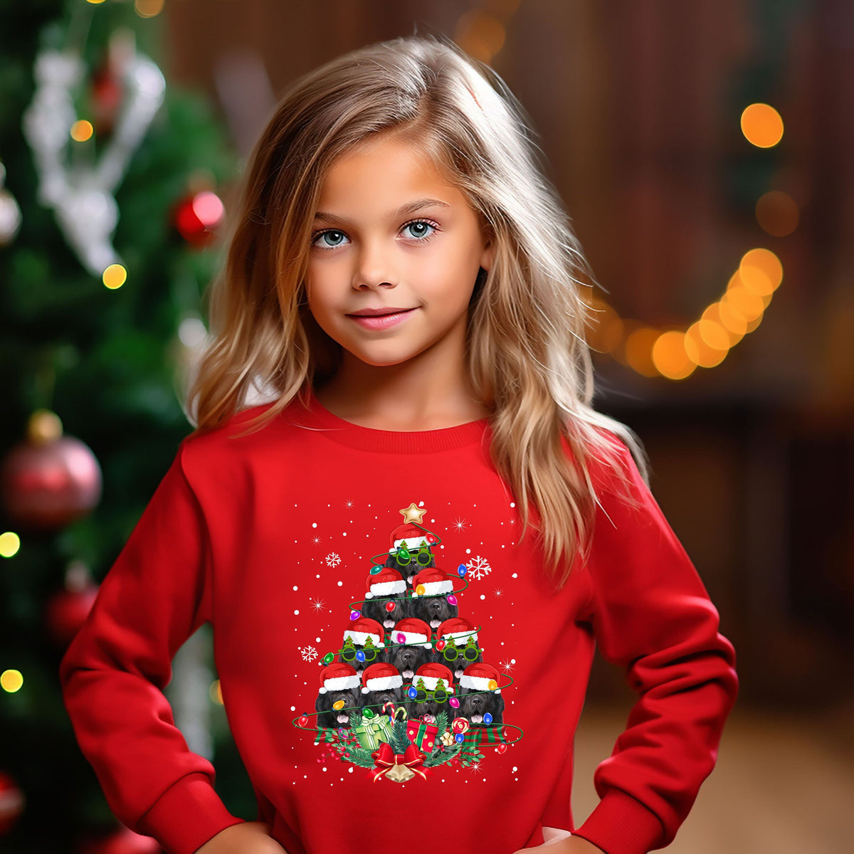 Kids Xmas Jumper Newfoundland Dog Kids Xmas Gifts Childrens Xmas Sweater Kids Christmas Sweatshirt Childs Xmas Shirt Sweatshirt – Feel-Good Design · Must-Have Style