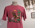 Vintage 9039s Sunset Eagle pink Tshirt size L Graphic Tee – Aesthetic Look · Trending Graphic Apparel