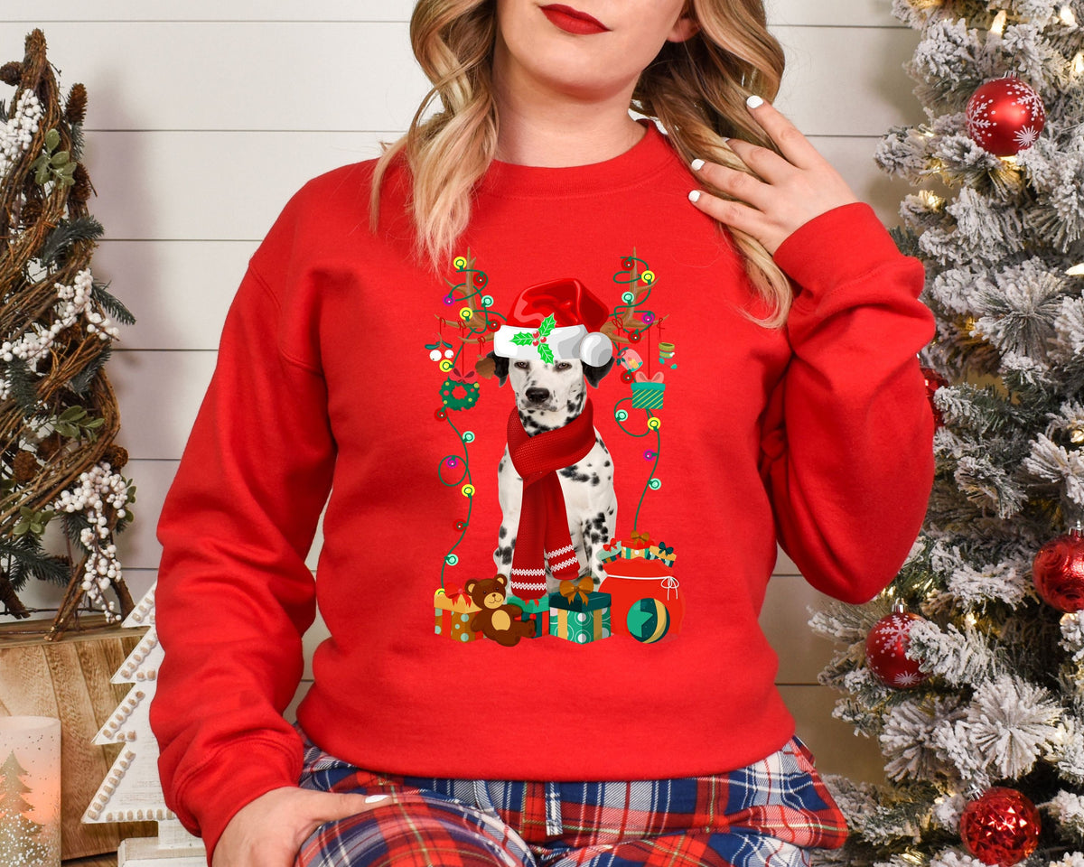 Xmas Sweatshirt Dalmation Dog Christmas Sweater Unisex Xmas Jumper Day Stocking Filler Sweatshirt – Feel-Good Design · Trending Graphic Apparel