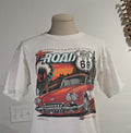 Vintage 90s Route 66 America39s Main Street white Tshirt size M Graphic Tee – Premium Graphic · Must-Have Style