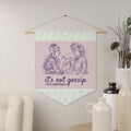 Funny History Teacher Wall Pennant It39s Not Gossip It39s History Silly Friend Gift for Friend Who Loves Social Studies History Professor Graphic Tee – Easygoing Wear · High-Quality Print
