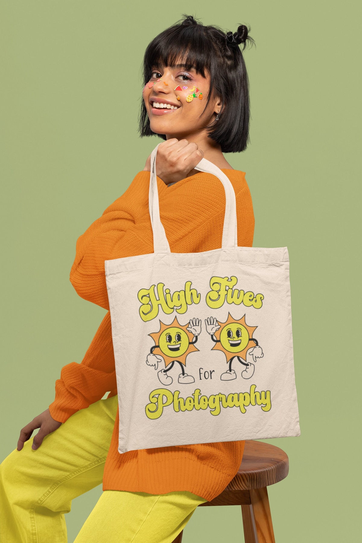 Funny Photographer Tote Bag for Mom Who Loves Photography High Fives for Photography Cute Family Photographer Tote Bag Thank You Gift Tote Bag – Fan Favorite · Must-Have Style