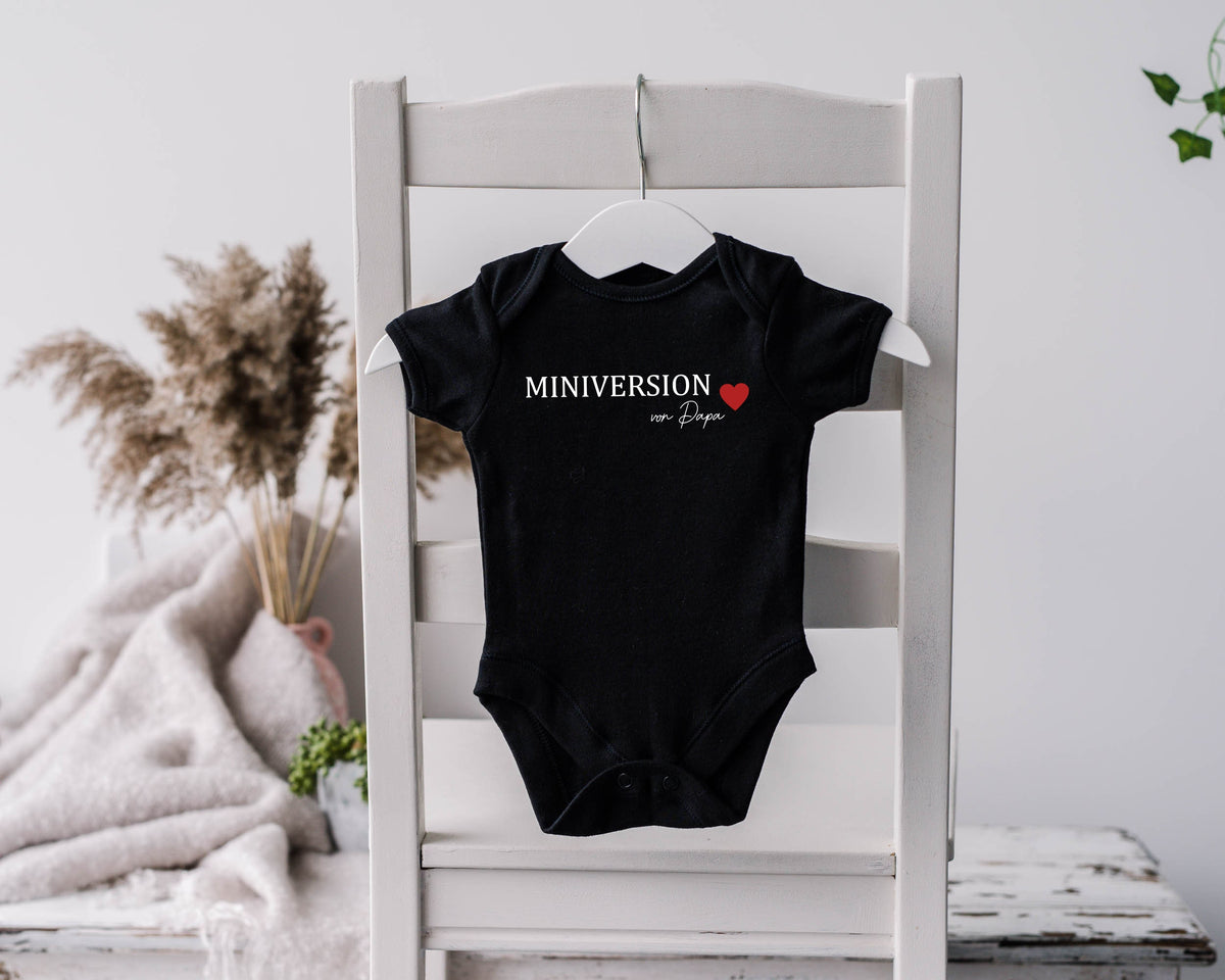 MINI VERSION of Dad Romper.Baby Body Bodysuit.Dad Gift Baby 2024 Father's Day Gift Idea Mini Version Dad Baby Bodysuit Birth Gift.