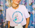 Silly Unhinged Shirt for Friend Who Loves Unicorns Exactly Like Other Girls Cute 90s Throwback Whimsigoth Shirt with Flowers Pastel Goth Graphic Tee – Cozy Vibes · High-Quality Print