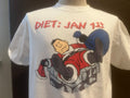 Vintage 9039s Santa Claus January 1st Diet White T Shirt Size L Graphic Tee – Warm & Stylish · Must-Have Style