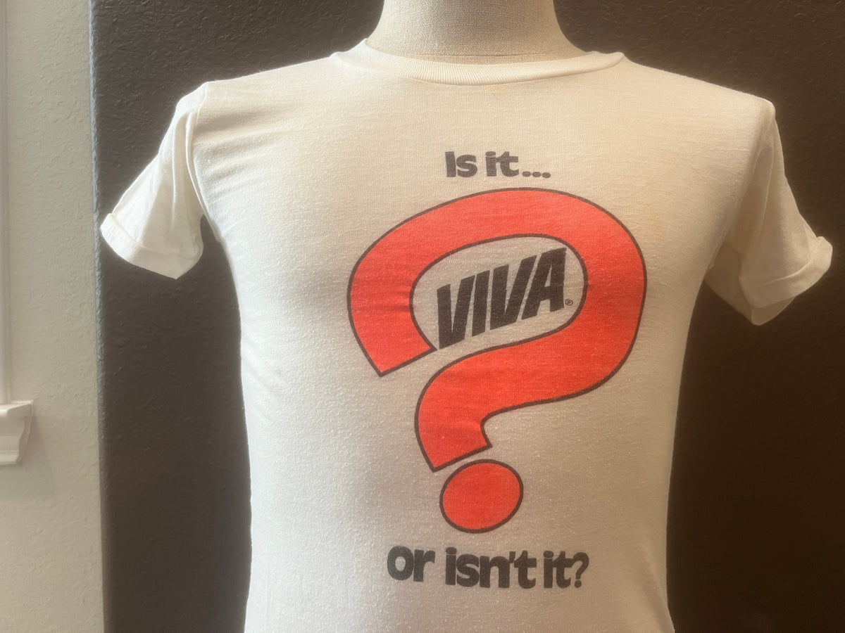 Vintage 8039s Is it Viva White T Shirt Size XS Graphic Tee – Soft Feel · Must-Have Style