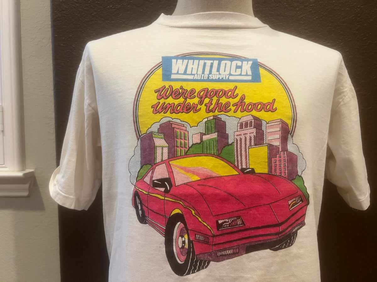 Vintage 9039s Whitlock Auto Supply White T Shirt Size L Graphic Tee – Feel-Good Design · High-Quality Print