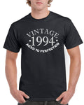 30th Birthday Gifts For Dad T Shirt Present Thirty Vintage Year 1994 Aged To Perfection Funny Tee 30 Years Old Top Graphic Tee – Warm & Stylish · High-Quality Print
