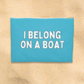 Funny Cruise Lover Gift for Friend Going on a Cruise I Belong on a Boat Silly Organizing Bag with Zipper for Cruise Vacation Cruise Trip Tote Bag – Fan Favorite · Must-Have Style