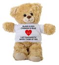 Cardiologist Gift Doctor Valentine Medical Student Teddy Bear Gift Medicine Plushie Plushie For Nurse Anniversary Blood Is Red Graphic Tee – Feel-Good Design · Trending Graphic Apparel