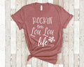 Rockin This Lou Lou Life Grandma Tshirt Special Grandmother Gift Idea for Mother39s Day Birthday Christmas or Pregnancy Reveal Announcement Graphic Tee – Easygoing Wear · Trending Graphic Apparel