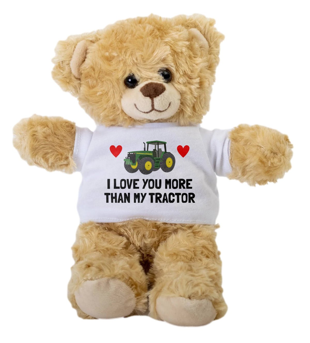 Cute Farmer Gift Farmer Teddy Bear Tractor Driver Valentine39s Day Anniversary Gift Birthday Gift for Farmer More Than My Tractor Graphic Tee – Cozy Vibes · Trending Graphic Apparel