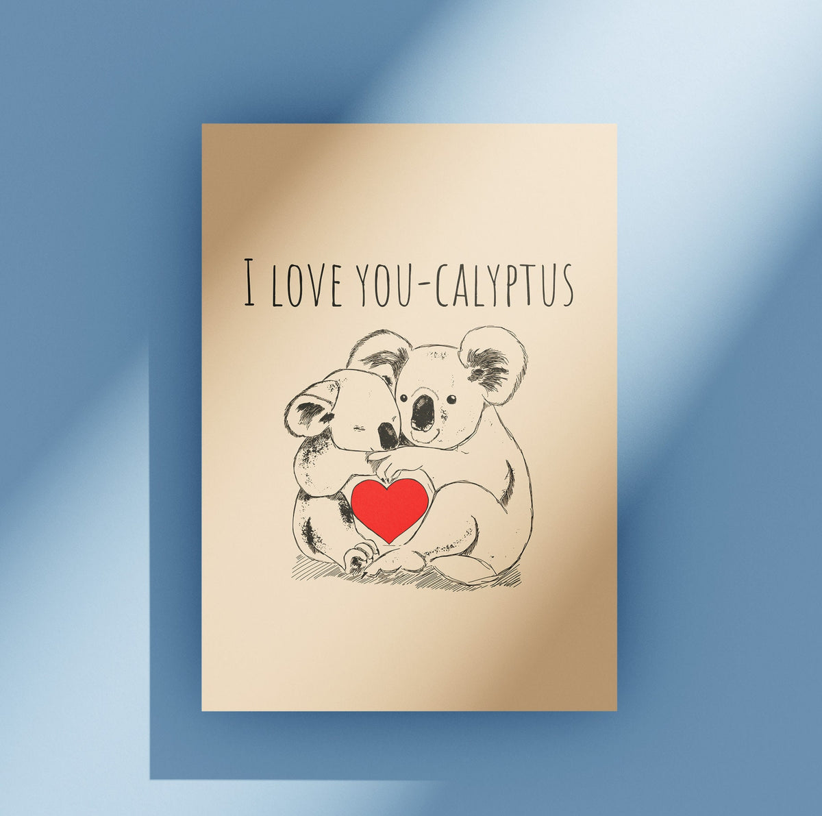 Cute Koala Printable Card Koala Valentine Koala Lover Adorable Koala Card Koala Birthday Card Anniversary I Love You Calyptus Graphic Tee – Feel-Good Design · Must-Have Style