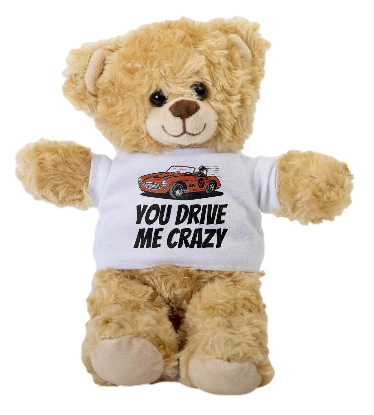 Vintage Race Car Gift You Drive Me Crazy Valentine39s Day Gift Anniversary Birthday Present Idea Teddy Bear Graphic Tee – Premium Graphic · Top Pick For Any Outfit