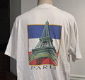 Vintage 90s Paris Planet Hollywood white Tshirt size XL Graphic Tee – Aesthetic Look · Must-Have Style