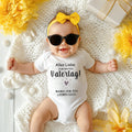 First Father's Day Baby Bodysuit. All the best from mommy and me! Perfect gift for new dads. Father's Day Gift: Mommy and I Love You Bodysuit