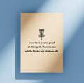 Disc Golf Greeting Card Printable Disc Golf Card Disc Golf Gifts Romantic Card I See That You39re Good At Disc Golf Digital Card Graphic Tee – Easygoing Wear · Must-Have Style