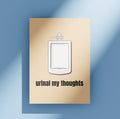 Plumber Greeting Card Printable Plumber Card Funny Plumber Card Plumber Birthday Card Digital Download Urinal My Thoughts Graphic Tee – Bold Style · High-Quality Print