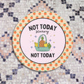 Funny Fruit Lover Sticker for Vegetarian or History Teacher Not Today Scurvy Sticker for History Professor Social Studies Teacher Gift Graphic Tee – Bold Style · Must-Have Style