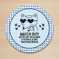 Cute Alarm System Sticker for Car or Trailer with Funny Nineties Aesthetic and Hearts Anxious Driver Sticker for New Driver Who Loves Foxes Graphic Tee – Soft Feel · Great Gift For Fans
