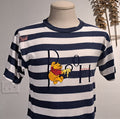 Vintage 90s Winnie The Pooh blue striped Tshirt size XL Graphic Tee – Soft Feel · Must-Have Style