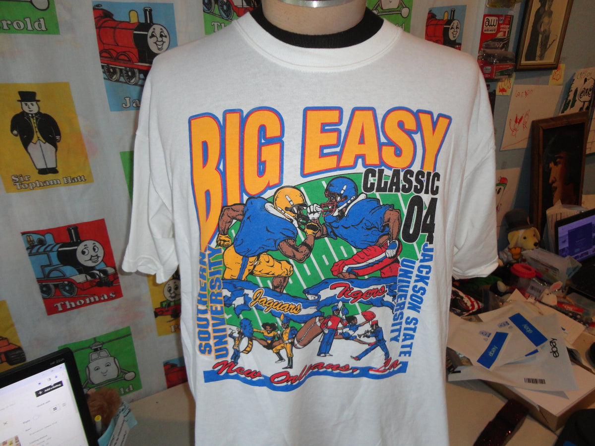 Vintage Southern University Jaguars Vs Jackson State Tigers Football 2004 T Shirt XL Graphic Tee – Easygoing Wear · Perfect For Daily Wear
