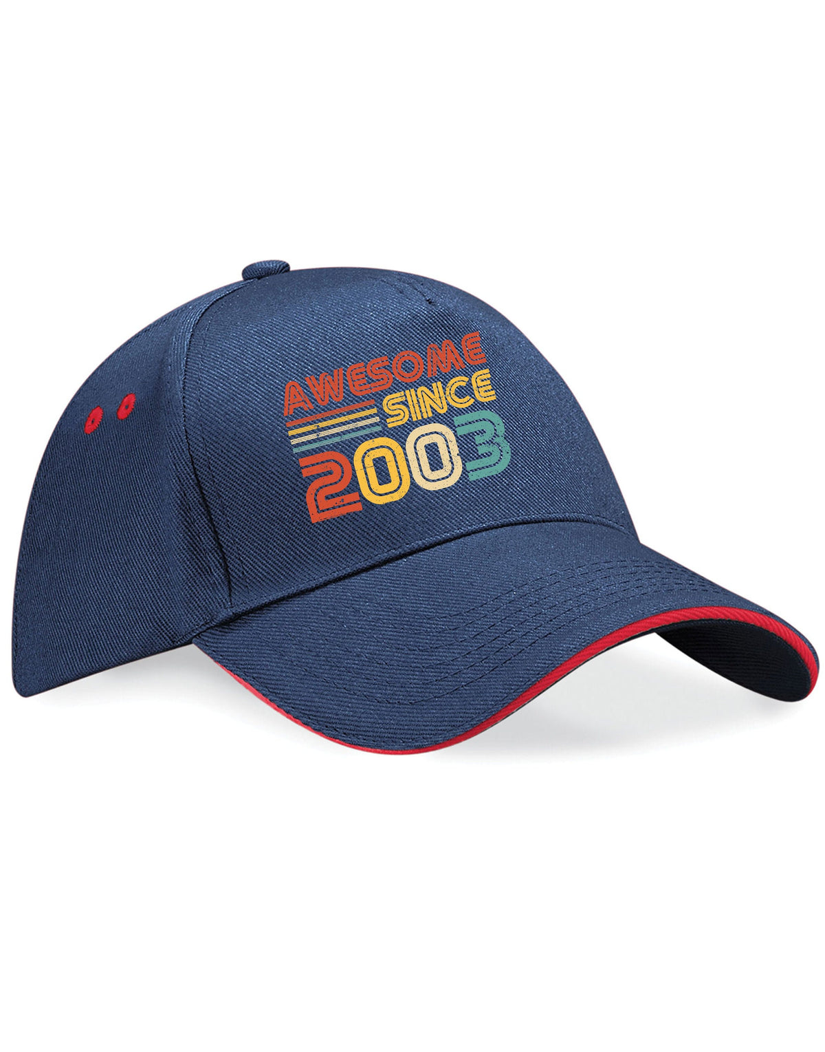 21st Birthday Hat 21 Years Old Born In 2003 Gifts 5 Panel Cotton Cap Sandwich Peak Awesome Since 2003 2 Graphic Tee – Everyday Comfort · Must-Have Style