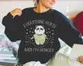 Silly Dreamcore Panda Sweatshirt for Animal Lover Who Loves Working Out Everything Hurts and I39m Hungry Funny Chaotic Weirdcore Crewneck Sweatshirt – Fan Favorite · Must-Have Style