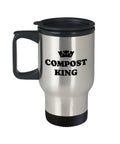 Funny Composting Travel Mug Composting Gift Organic Farming Gift Farmer Funny Gift Compost Gift Compost Queen Graphic Tee – Fan Favorite · High-Quality Print