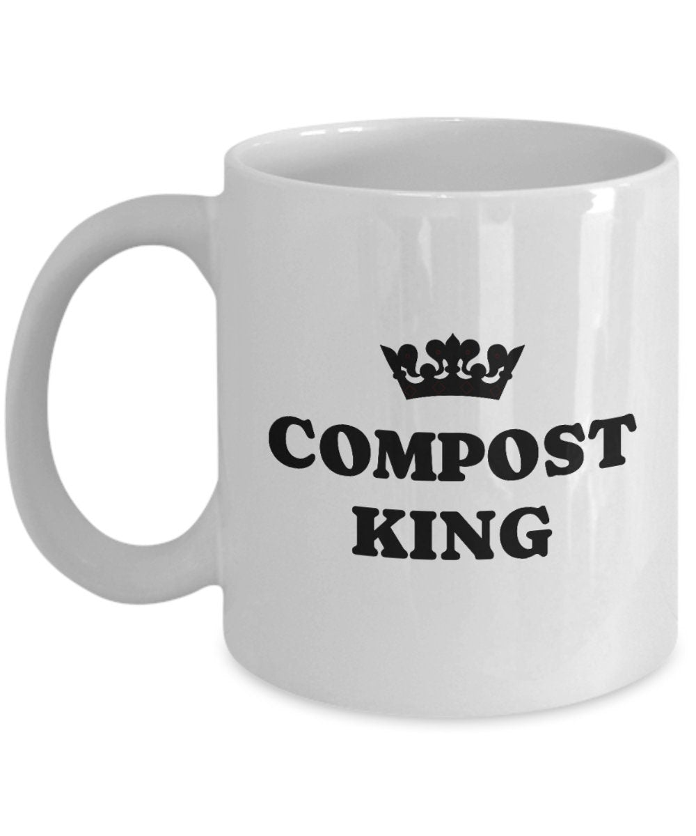 Funny Composting Mug Composting Gift Organic Farming Gift Farmer Funny Gift Compost Gift Compost King Graphic Tee – Feel-Good Design · High-Quality Print