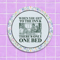 Funny Romance Tropes Sticker for Friend Who Loves Romantasy or Historical Fiction Novels Only One Bed Silly Bookish Gift for Bookworm Graphic Tee – Feel-Good Design · Great Gift For Fans