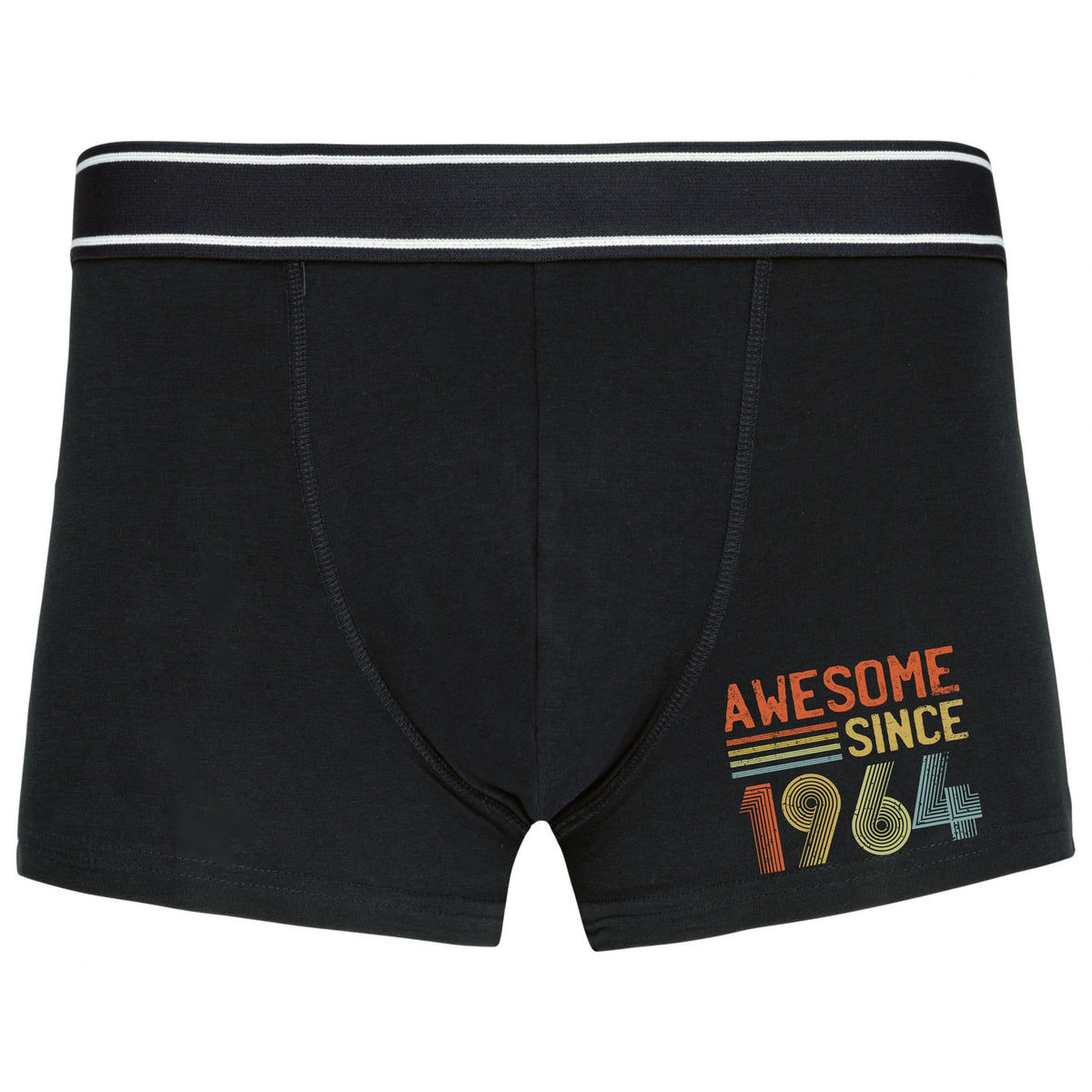 60th Birthday Gifts Mens Boxer Shorts 60 Years Old Born In 1964 Mens Underwear Men Briefs Awesome Since 1 Graphic Tee – Feel-Good Design · Great Gift For Fans