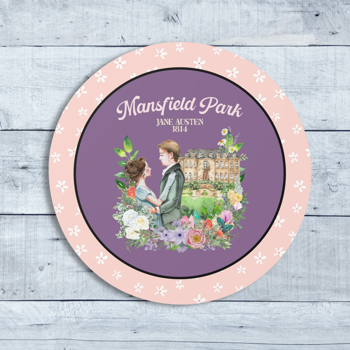 Bookish Jane Austen Sticker for Romance Reader Mansfield Park by Jane Austen Nineteenth Century English Literature Gift for Librarian Graphic Tee – Feel-Good Design · Top Pick For Any Outfit