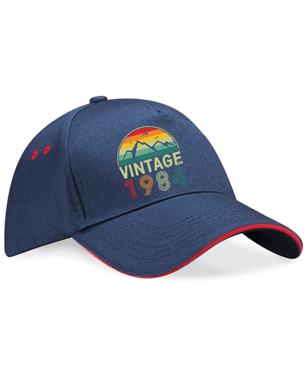 40th Birthday Hat 40 Years Old Born In 1984 Gifts 5 Panel Cotton Cap Sandwich Peak Vintage 1984 Graphic Tee – Bold Style · Top Pick For Any Outfit