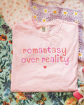 Bookish Fantasy Romance Tee Shirt for Book Lover Romantasy Over Reality Silly Bookworm TShirt for Librarian Historical Fantasy Reader Graphic Tee – Cozy Vibes · Great Gift For Fans