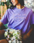 Funny Book Lover TShirt for Reader Books Are For Lovers Cute Romantasy Reader Tee Shirt for Romance Reader Minimalist Bookish Gift Graphic Tee – Aesthetic Look · Great Gift For Fans