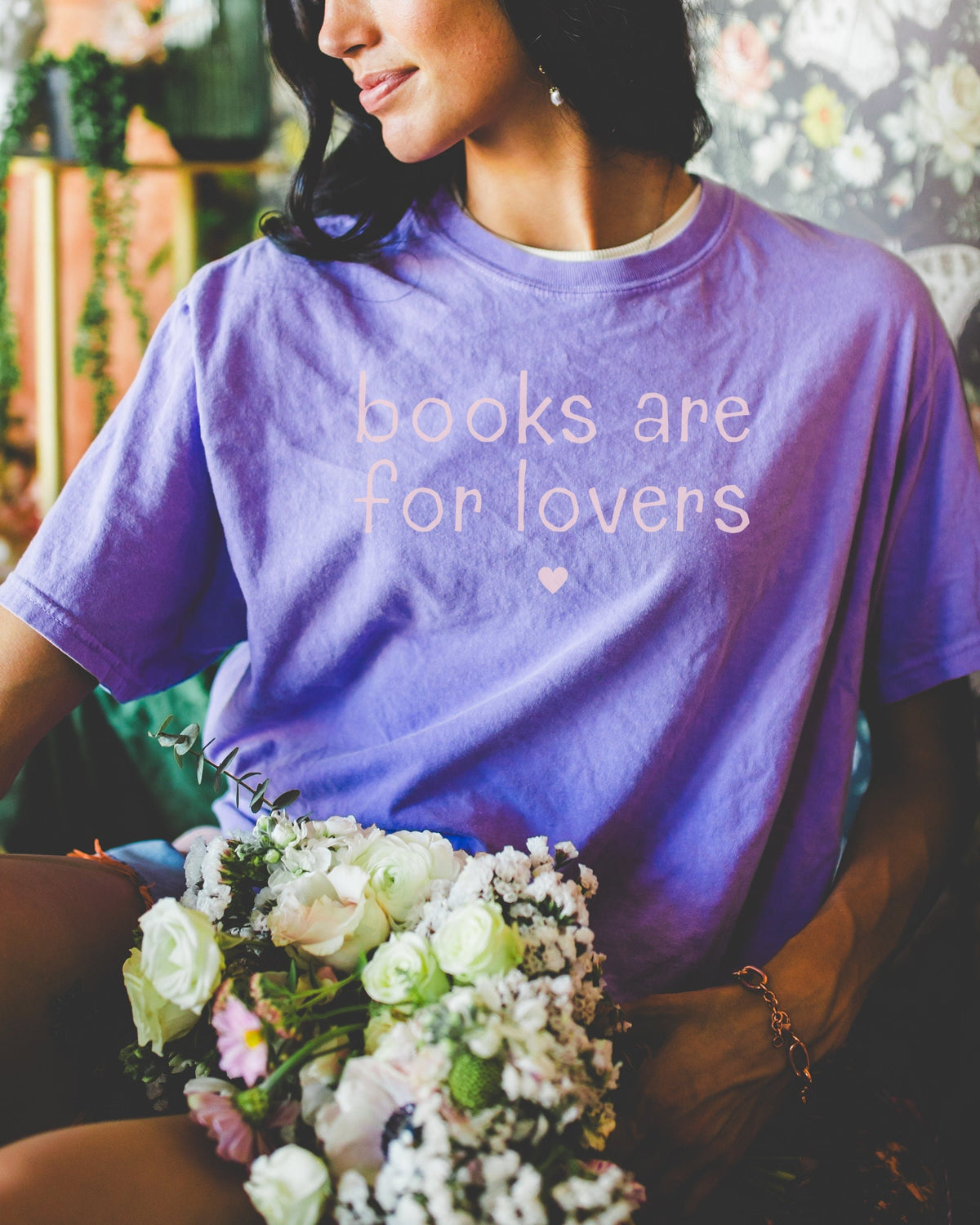 Funny Book Lover TShirt for Reader Books Are For Lovers Cute Romantasy Reader Tee Shirt for Romance Reader Minimalist Bookish Gift Graphic Tee – Aesthetic Look · Great Gift For Fans