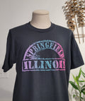 Vintage 80s Springfield Illinois black Tshirt size XL Graphic Tee – Easygoing Wear · Trending Graphic Apparel