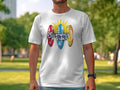 Summer Vibes Surfboard TShirt Colorful Sun Design Beach Tee for Men and Women Casual Summer Wear Graphic Tee – Warm & Stylish · Must-Have Style