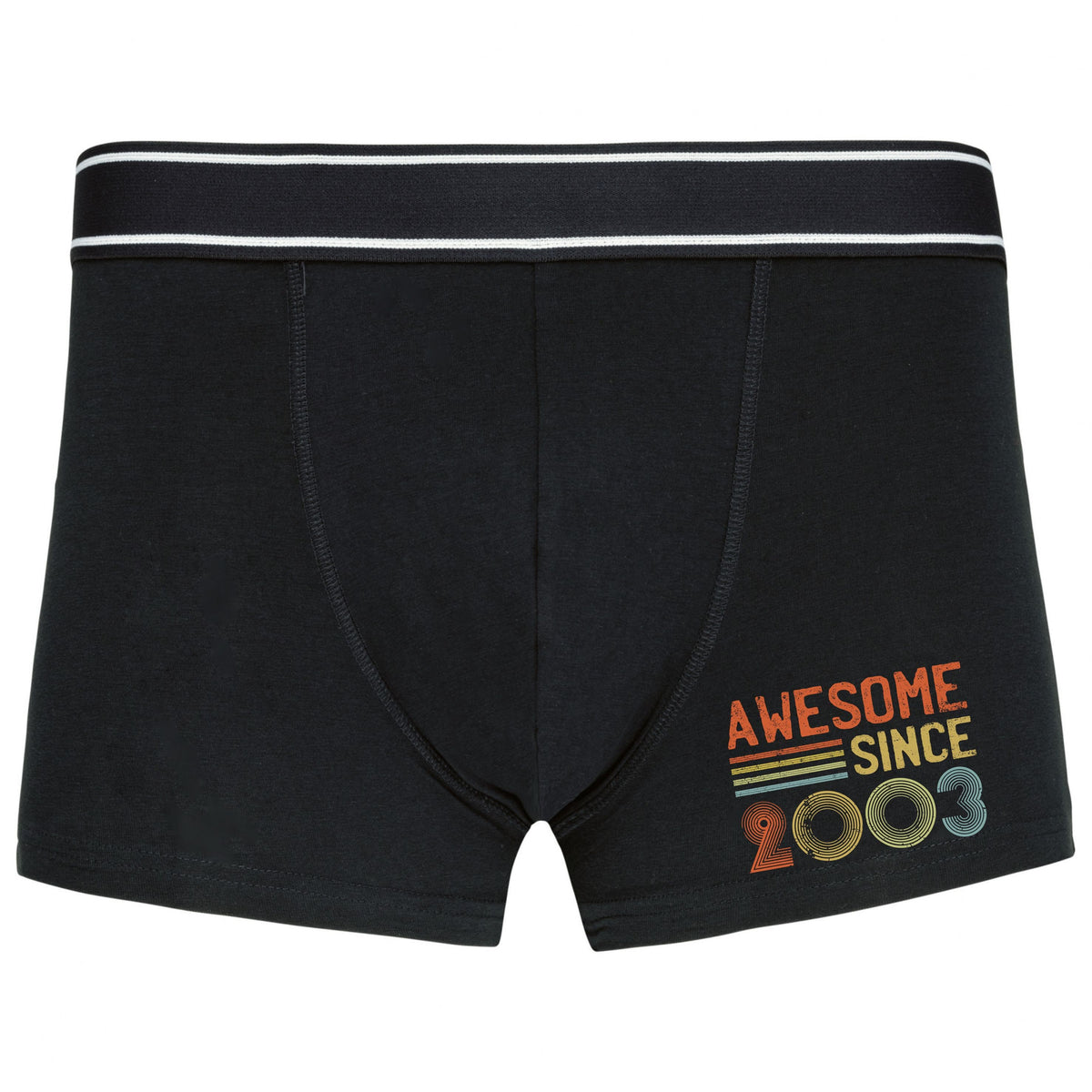 21st Birthday Gifts Mens Boxer Shorts 21 Years Old Born In 2003 Mens Underwear Men Briefs Awesome Since 1 Graphic Tee – Bold Style · Great Gift For Fans