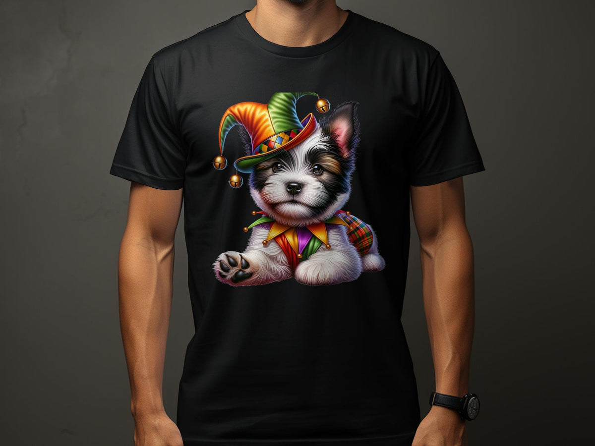 Cairn Terrier Dog Pup Jester Hat Design Dog Lover Gifts Present For Mans Best Friend Pet Gift Dog Design T Shirt Hoodie Sweatshirt Hoodie – Premium Graphic · Great Gift For Fans